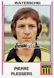 Sticker Pierre Plessers - Football Belgium 1979-1980 - Panini