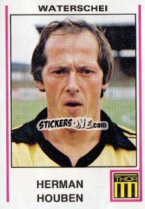 Sticker Herman Houben - Football Belgium 1979-1980 n. 333 - Panini