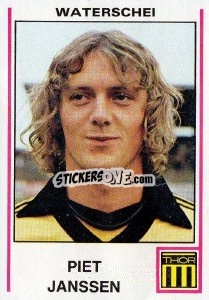 Sticker Piet Janssen - Football Belgium 1979-1980 n. 338 - Panini