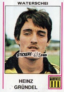 Sticker Heinz Grundel - Football Belgium 1979-1980 - Panini