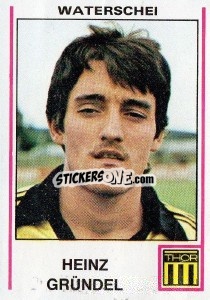 Cromo Heinz Grundel - Football Belgium 1979-1980 n. 341 - Panini