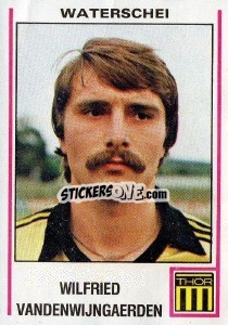 Sticker Wilfred Vanderwijngaerten - Football Belgium 1979-1980 - Panini