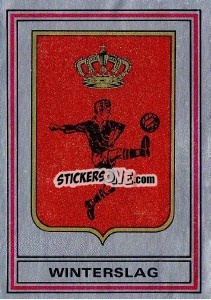 Sticker Badge - Football Belgium 1979-1980 n. 343 - Panini