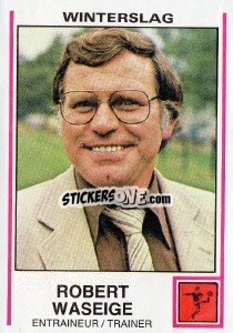Sticker Robert Waseige - Football Belgium 1979-1980 - Panini