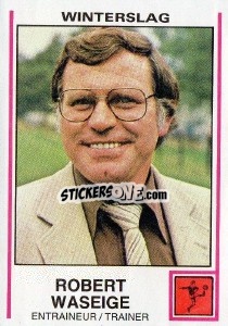 Sticker Robert Waseige - Football Belgium 1979-1980 n. 344 - Panini