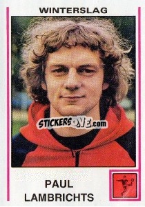 Figurina Paul Lambrichts - Football Belgium 1979-1980 - Panini