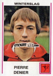 Sticker Pierre Denier - Football Belgium 1979-1980 - Panini