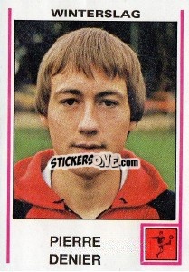 Figurina Pierre Denier - Football Belgium 1979-1980 - Panini