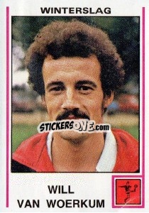 Sticker Will van Woerkum - Football Belgium 1979-1980 - Panini