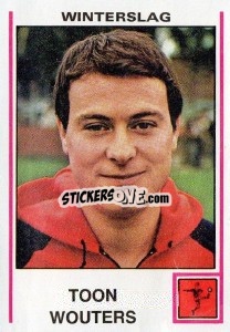 Sticker Toon Wouters - Football Belgium 1979-1980 - Panini