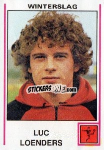 Sticker Luc Loenders - Football Belgium 1979-1980 - Panini