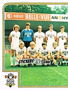 Figurina Team - Football Belgium 1980-1981 n. 4 - Panini