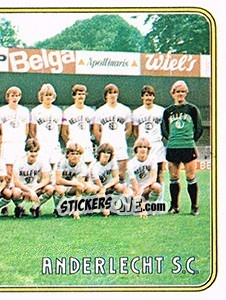 Figurina Team - Football Belgium 1980-1981 n. 5 - Panini