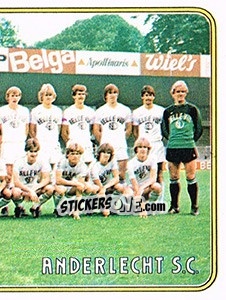 Sticker Team - Football Belgium 1980-1981 - Panini