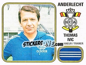 Sticker Thomas Ivic - Football Belgium 1980-1981 - Panini