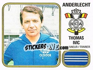 Sticker Thomas Ivic - Football Belgium 1980-1981 n. 6 - Panini