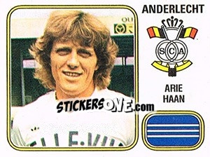 Sticker Arie Haan - Football Belgium 1980-1981 - Panini