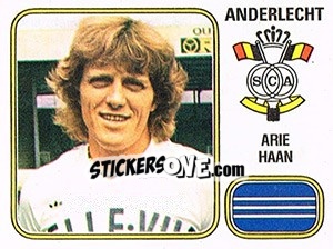 Sticker Arie Haan - Football Belgium 1980-1981 n. 13 - Panini