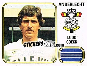 Sticker Ludo Coeck - Football Belgium 1980-1981 n. 14 - Panini