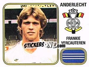 Sticker Frankie Vercauteren - Football Belgium 1980-1981 n. 15 - Panini