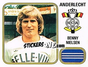 Sticker Benny Nielsen - Football Belgium 1980-1981 - Panini