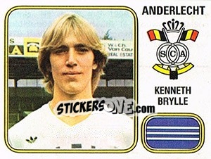 Cromo Kenneth Brylle - Football Belgium 1980-1981 - Panini