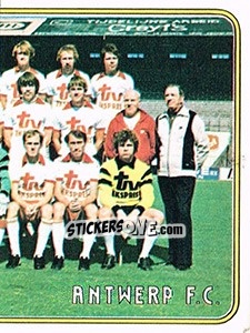 Figurina Team - Football Belgium 1980-1981 - Panini