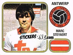 Figurina Marc Steyaert - Football Belgium 1980-1981 n. 31 - Panini