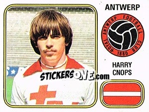 Sticker Harry Cnops - Football Belgium 1980-1981 n. 38 - Panini