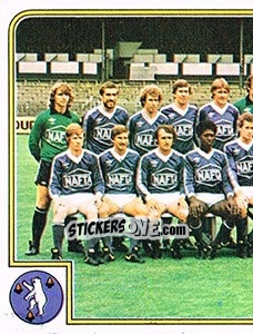 Figurina Team - Football Belgium 1980-1981 n. 40 - Panini