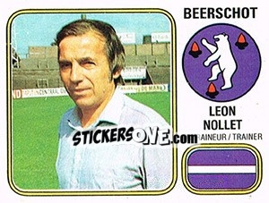 Sticker Leon Nollet - Football Belgium 1980-1981 n. 42 - Panini