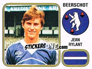 Sticker Jean Rylant - Football Belgium 1980-1981 - Panini