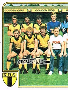 Figurina Team - Football Belgium 1980-1981 n. 58 - Panini