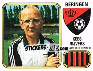Sticker Kees Rijvers - Football Belgium 1980-1981 - Panini