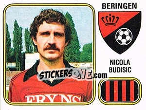 Sticker Nicola Budisic - Football Belgium 1980-1981 - Panini