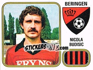 Sticker Nicola Budisic - Football Belgium 1980-1981 n. 81 - Panini