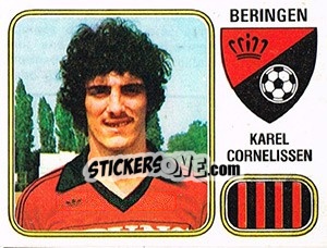 Sticker Karel Cornelissen - Football Belgium 1980-1981 n. 92 - Panini