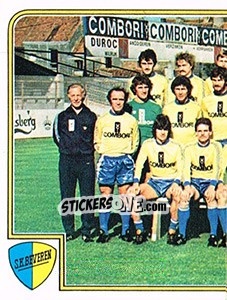 Figurina Team - Football Belgium 1980-1981 - Panini