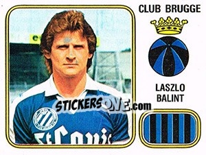 Sticker Laszlo Balint - Football Belgium 1980-1981 n. 118 - Panini