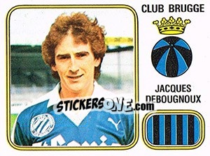 Sticker Jacques Debougnoux - Football Belgium 1980-1981 n. 121 - Panini