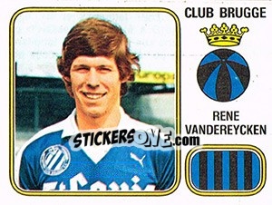 Sticker Rene Vandereycken - Football Belgium 1980-1981 n. 122 - Panini