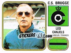 Cromo Leo Canjels - Football Belgium 1980-1981 - Panini