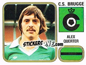 Sticker Alex Querter - Football Belgium 1980-1981 - Panini