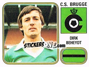 Sticker Dirk Beheyt - Football Belgium 1980-1981 n. 142 - Panini