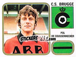 Cromo Pol de Coussemaecker - Football Belgium 1980-1981 n. 146 - Panini