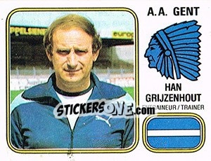 Figurina Han Grijzenhout - Football Belgium 1980-1981 n. 150 - Panini