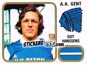 Sticker Guy Hanssens - Football Belgium 1980-1981 - Panini