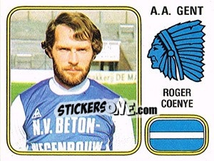 Sticker Roger Coenye - Football Belgium 1980-1981 - Panini