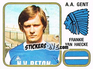Figurina Frankie van Haecke - Football Belgium 1980-1981 - Panini