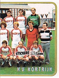 Sticker Team - Football Belgium 1980-1981 - Panini